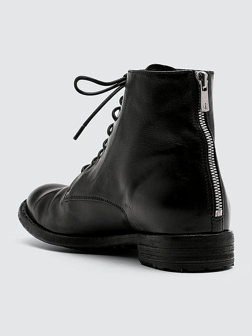 Black rear zip shown from the side on a plain background